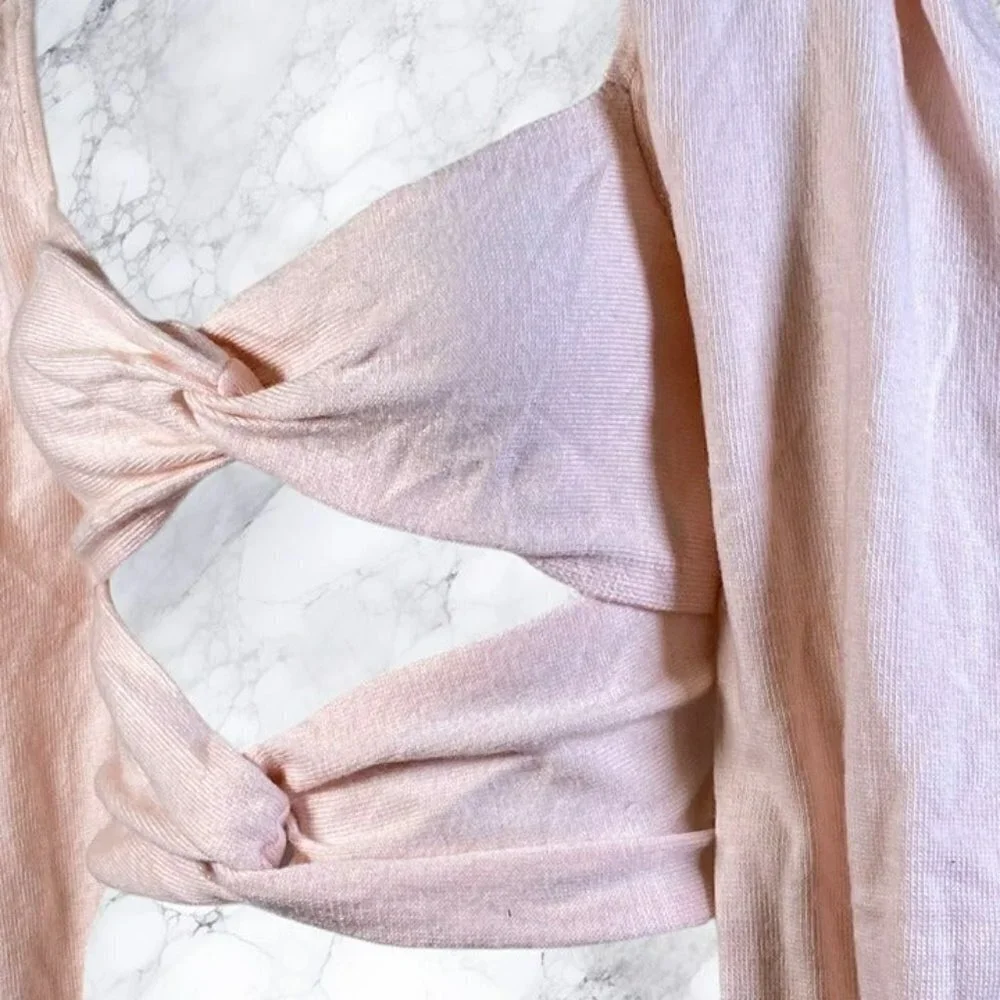 LPA Ayla Knit Top - Light Blush